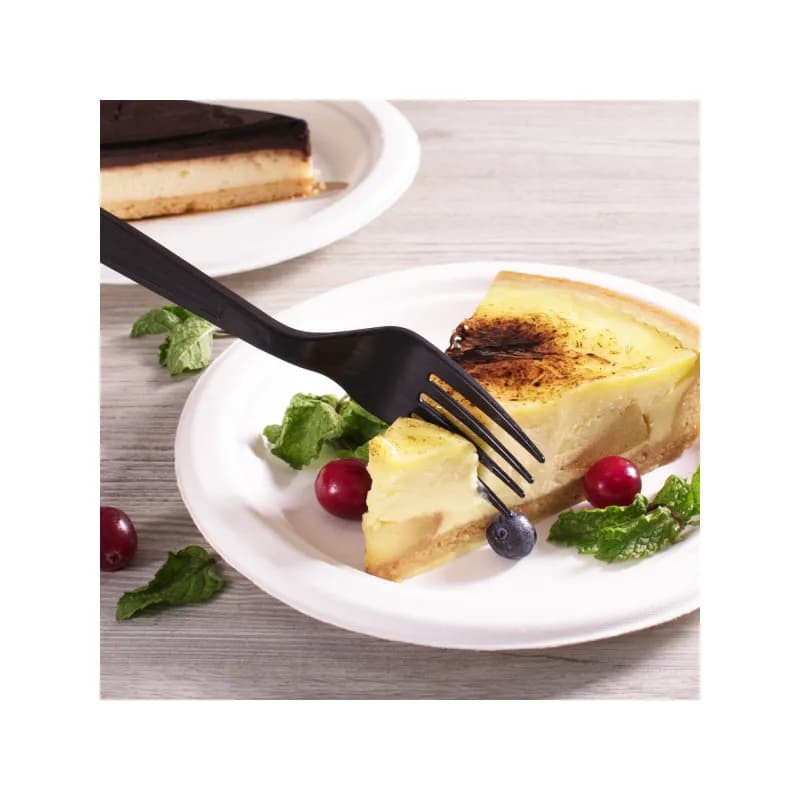 Karat® Fork 7 IN PP Black Extra Heavy Duty 1000/Case