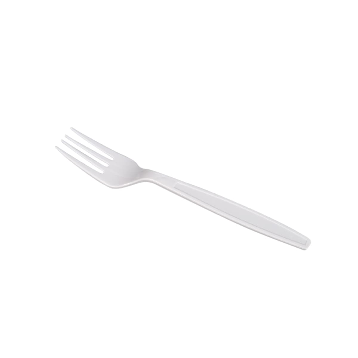 Karat® Fork PP White Extra Heavy 100 Count/Bag 10 Bags/Case 1000 Count/Case