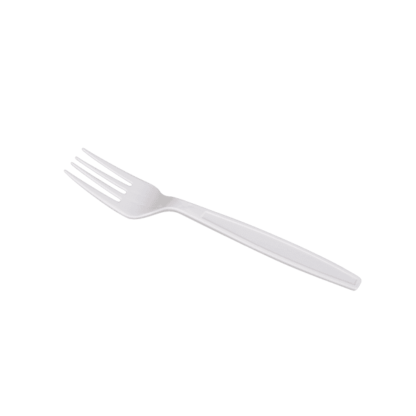Karat® Fork PP White Extra Heavy 100 Count/Bag 10 Bags/Case 1000 Count/Case