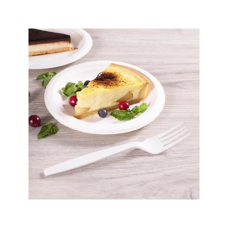 Karat® Fork PP White Extra Heavy 100 Count/Bag 10 Bags/Case 1000 Count/Case