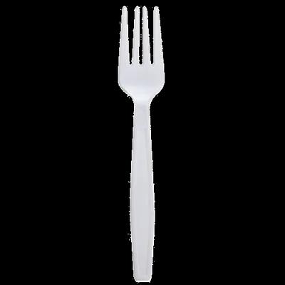 Karat® Fork PP White Extra Heavy 100 Count/Bag 10 Bags/Case 1000 Count/Case