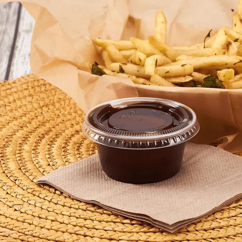 Souffle & Portion Cup 3.25 OZ Translucent 125 Count/Pack 20 Packs/Case 2500 Count/Case