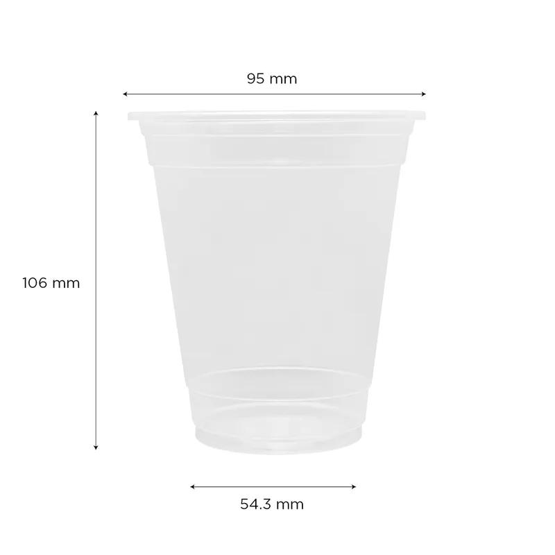 Karat® U-Rim Cold Cup 12 OZ PP Translucent 95MM 2000/Case