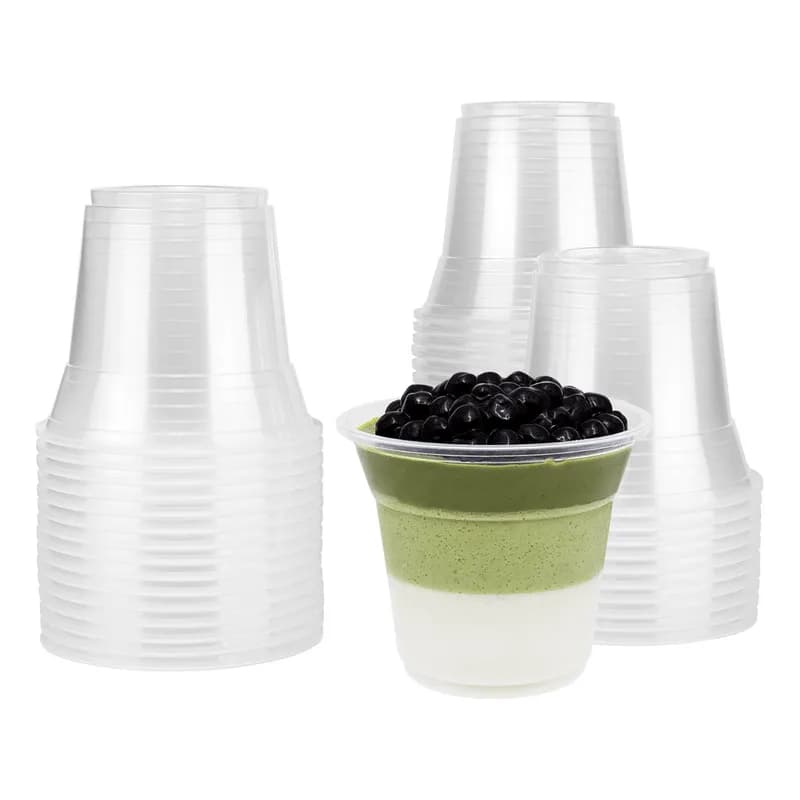 Karat® U-Rim Y Series Cold Cup 8.5 OZ PP Translucent 95MM 2000/Case