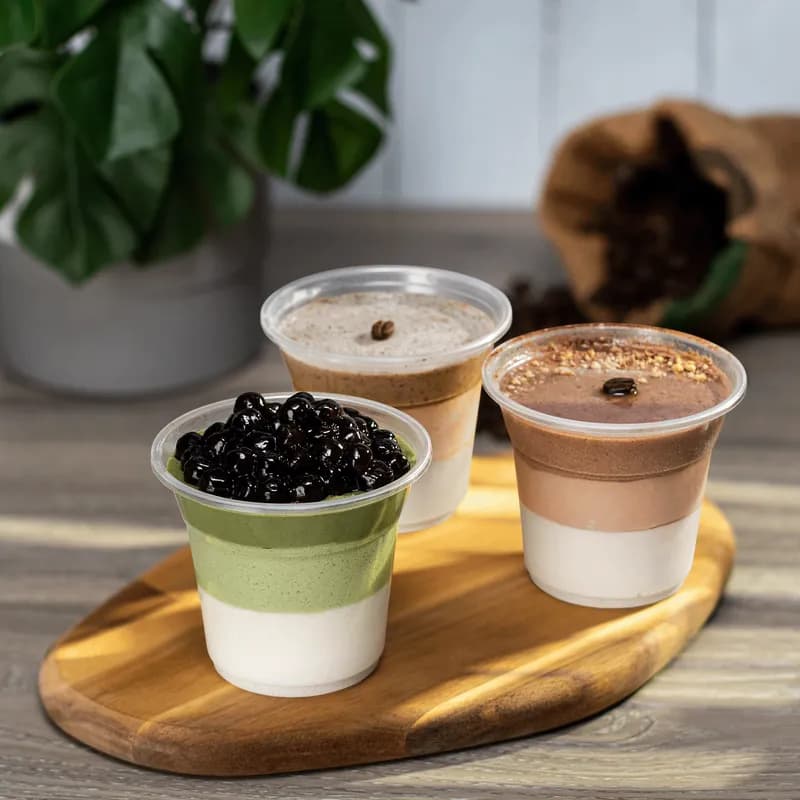 Karat® U-Rim Y Series Cold Cup 8.5 OZ PP Translucent 95MM 2000/Case