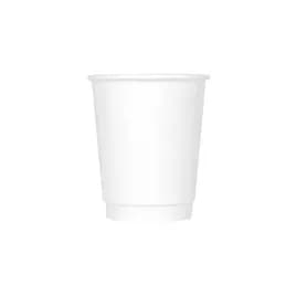 Karat® Hot Cup 8 OZ Double Wall Poly-Coated Paper White Insulated 500/Case