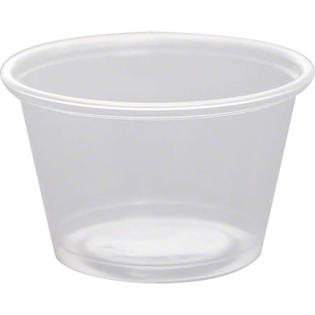 Souffle & Portion Cup 4 OZ PP 50 Count/Pack 50 Packs/Case 2500 Count/Case