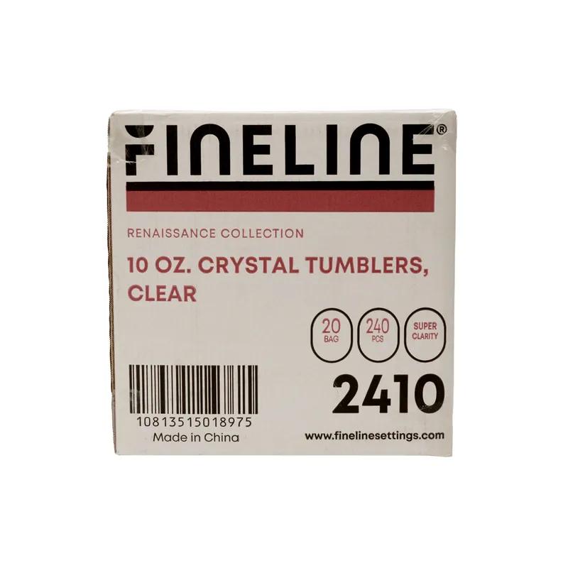 Renaissance - Crystal Tumblers Tumbler 10 FLOZ PS Clear 240/Case