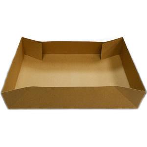 #1 Donut Tray 13.5X9X3 IN Kraft No Hole 200/Case