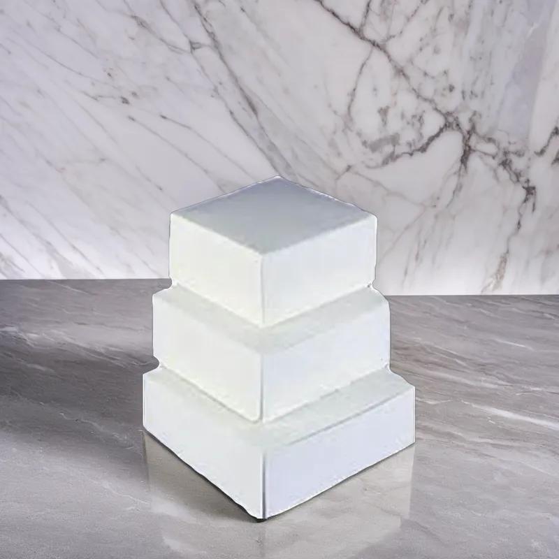 Cake Box 1/2 Size 19.5X14X4 IN White 2-Piece 100/Case