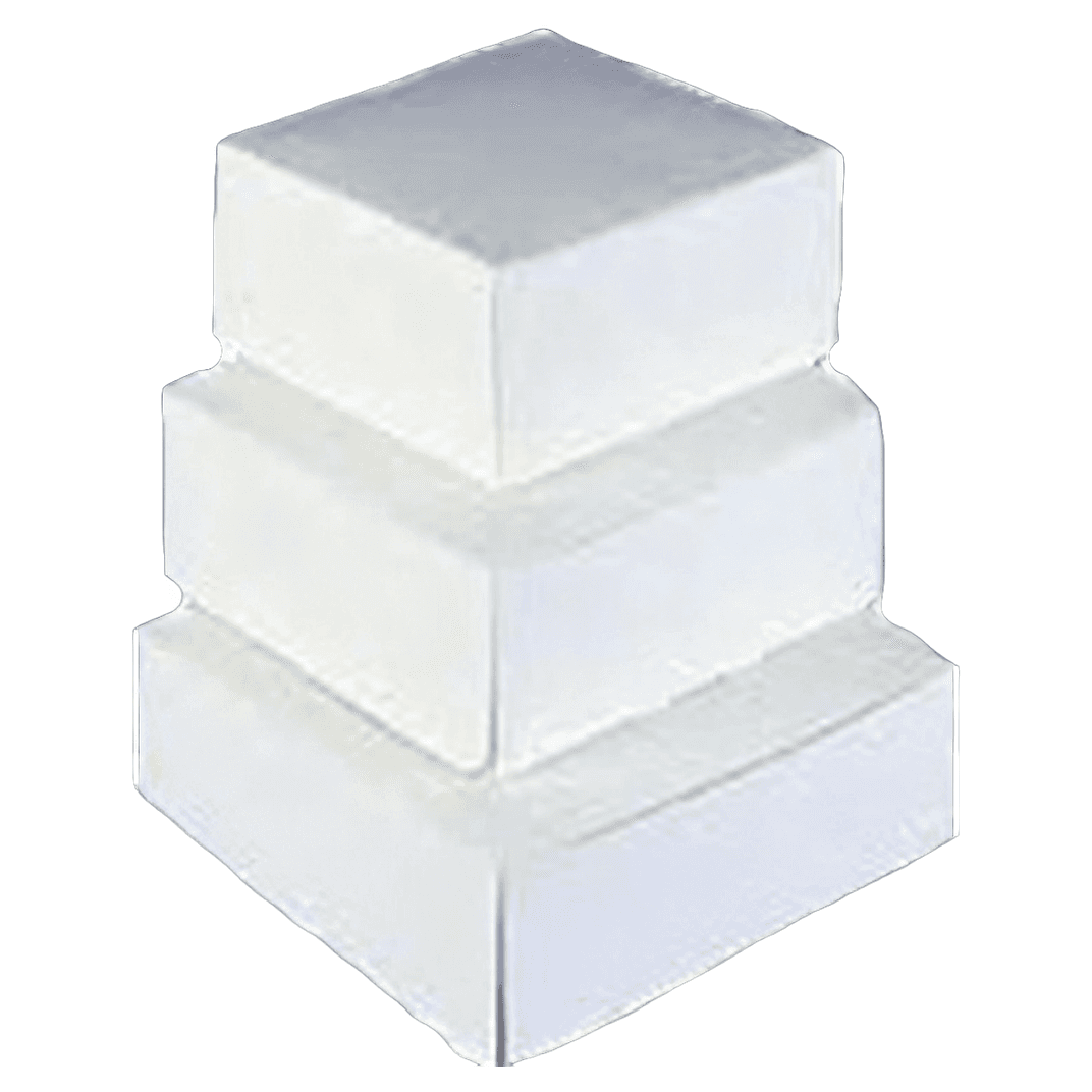 Cake Box 8X8X5 IN White 100/Case