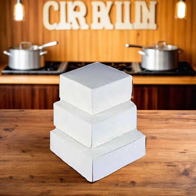 Cake Box 8X8X5 IN White 100/Case