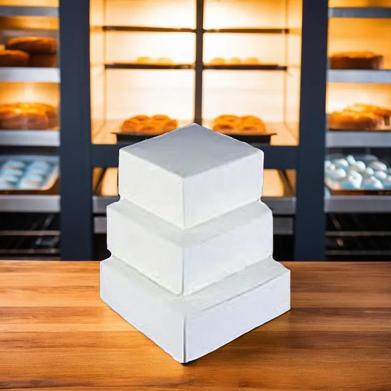 Cake Box 8X8X5 IN White 100/Case