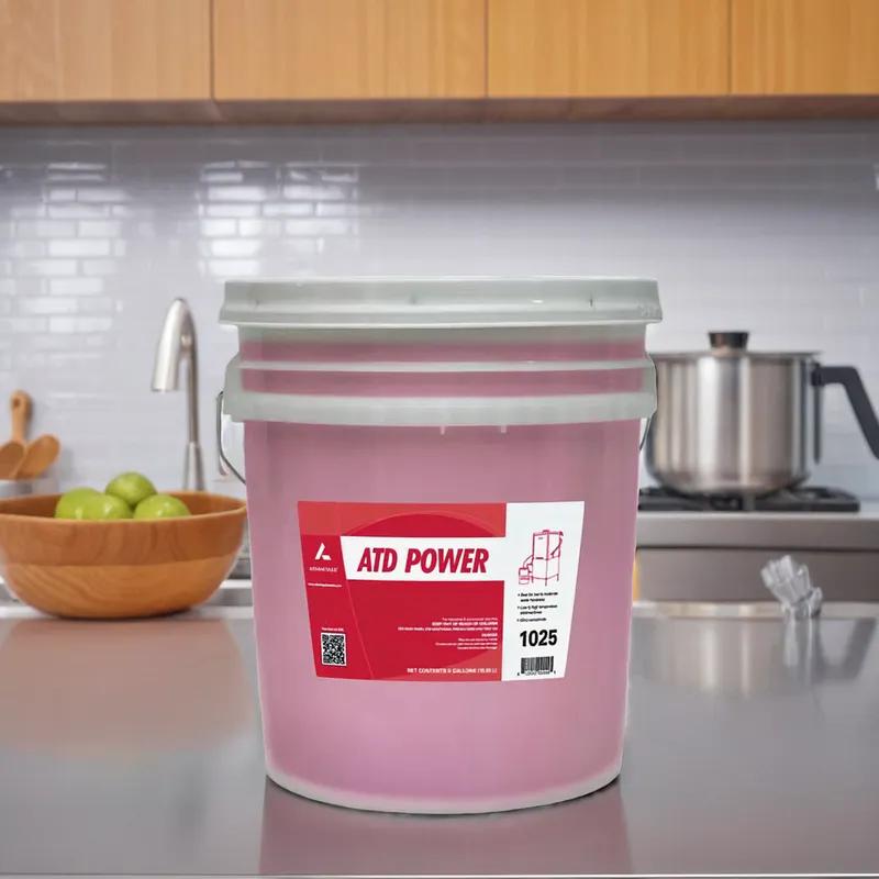 ATD Power Dishmachine Detergent 5 GAL Liquid Ultra Concentrate All Temperature 1/Case