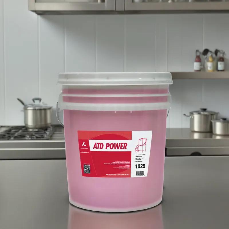 ATD Power Dishmachine Detergent 5 GAL Liquid Ultra Concentrate All Temperature 1/Case