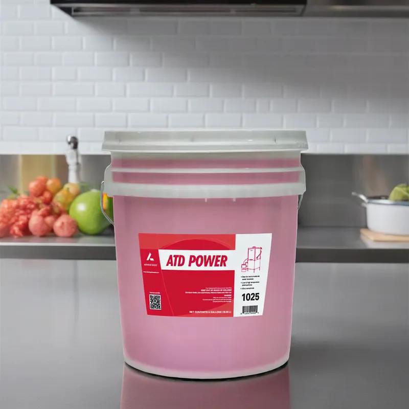 ATD Power Dishmachine Detergent 5 GAL Liquid Ultra Concentrate All Temperature 1/Case