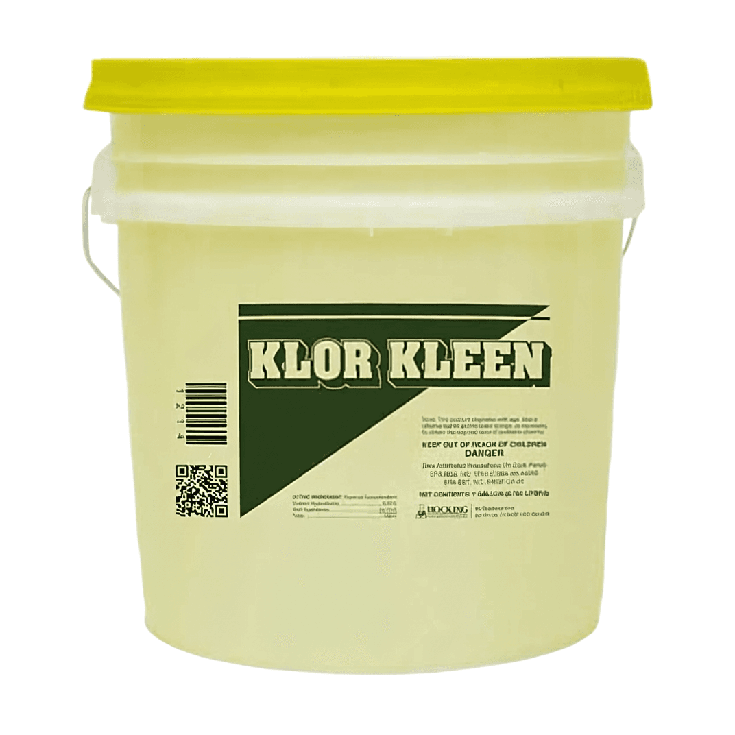 Klor Kleen Dishmachine Sanitizer 5 GAL Liquid Chlorinated Low Temperature 1/Pail