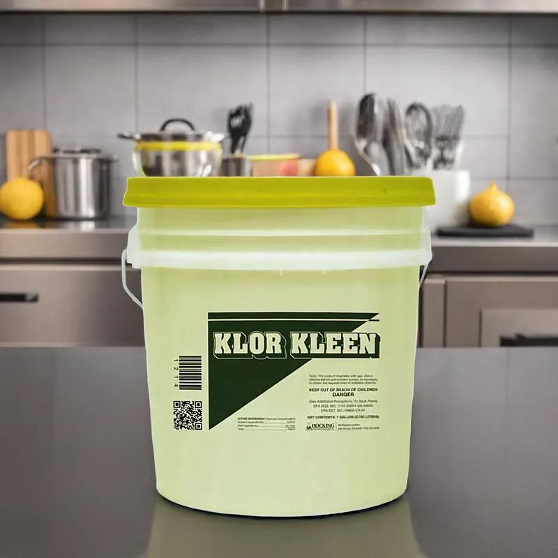 Klor Kleen Dishmachine Sanitizer 5 GAL Liquid Chlorinated Low Temperature 1/Pail