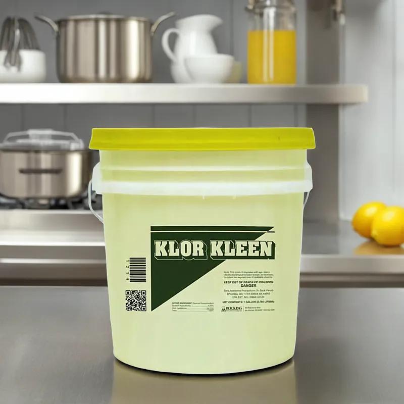 Klor Kleen Dishmachine Sanitizer 5 GAL Liquid Chlorinated Low Temperature 1/Pail