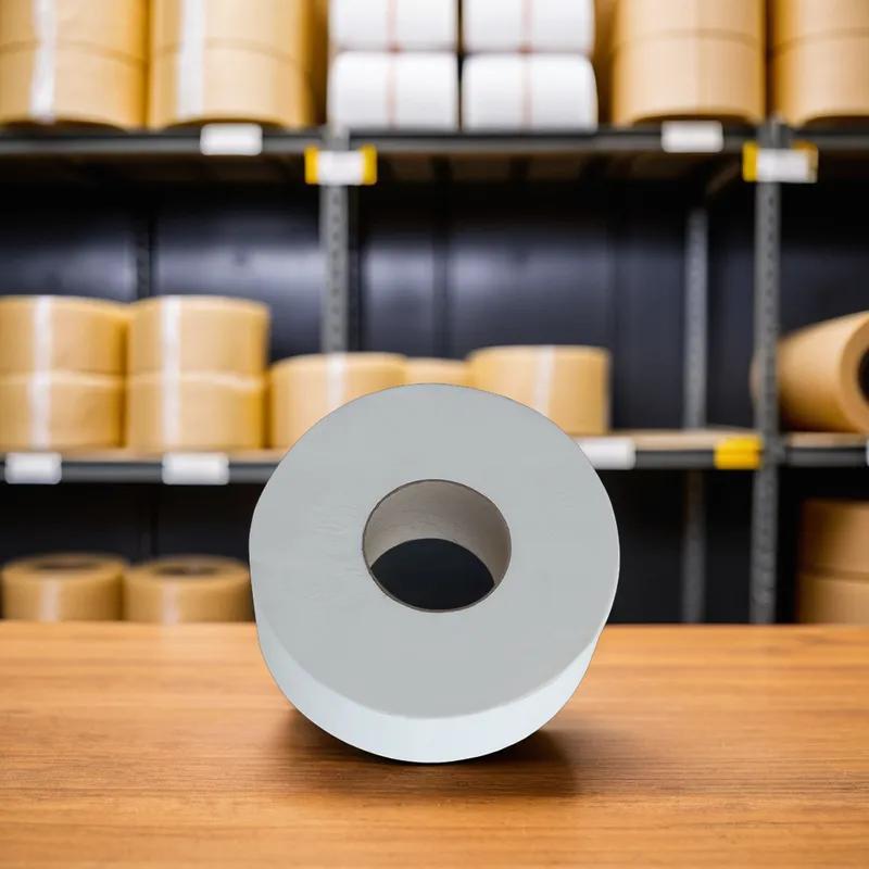 Toilet Paper & Tissue Roll 3.25IN 1000 FT 2PLY White Jumbo (JRT) 9IN Roll 12/Case