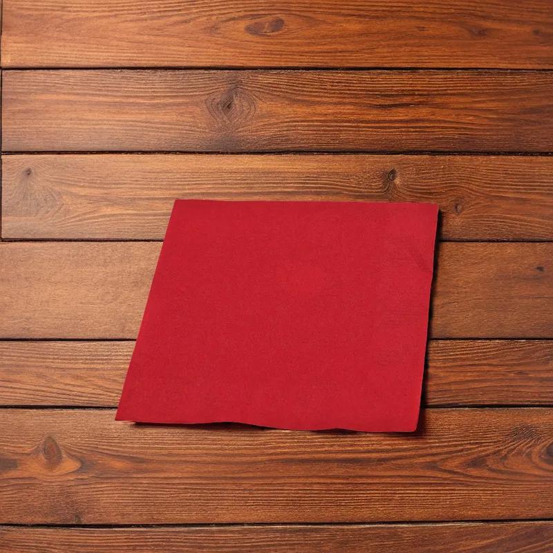 Beverage Napkins 10X10 IN Red 2PLY 1000/Case