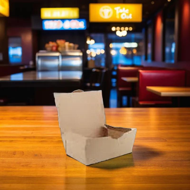 #3 Take-Out Box Fold-Top 7.75X5.5X2.5 IN Paperboard Kraft Smart 200/Case