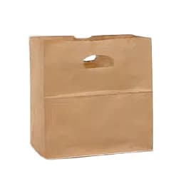 Bag 11X6X11 IN Paper Kraft With Die Cut Handle Closure 500/Case
