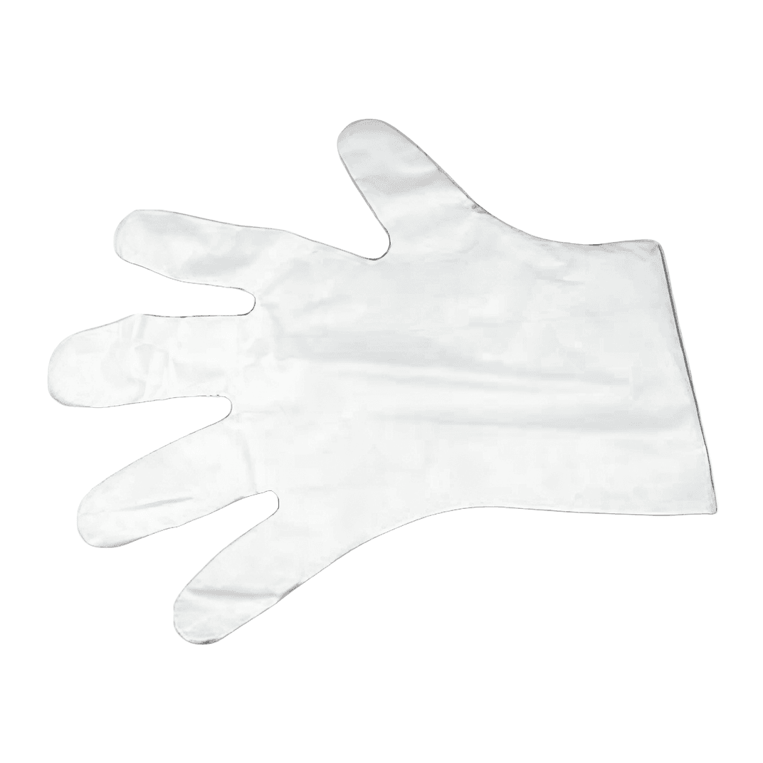 Victoria Bay Gloves Large (LG) White TPE Hybrid Powder-Free 200 Count/Pack 10 Packs/Case 2000 Count/Case