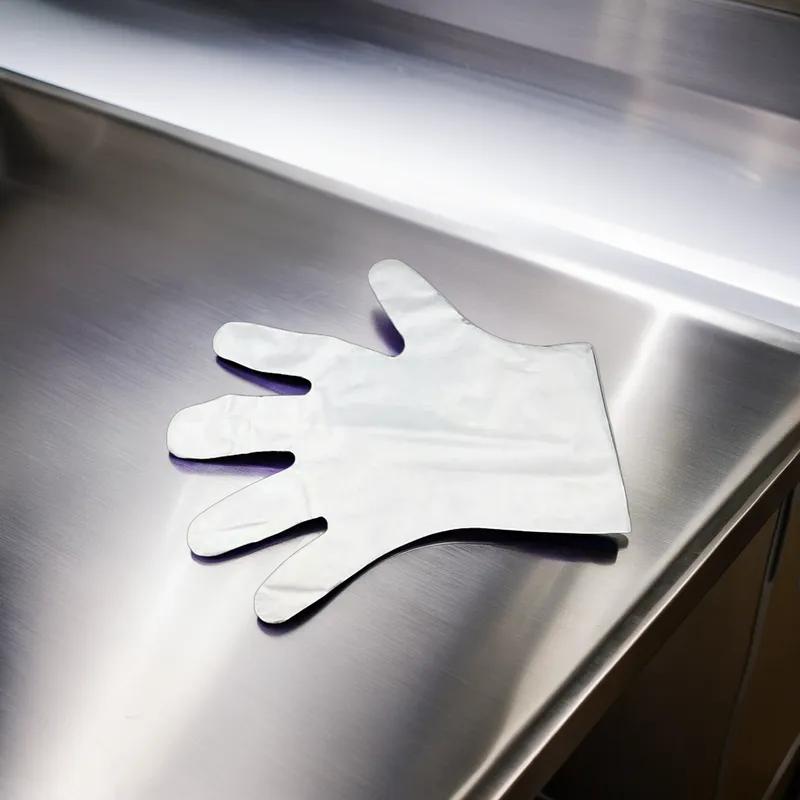 Victoria Bay Gloves Large (LG) White TPE Hybrid Powder-Free 200 Count/Pack 10 Packs/Case 2000 Count/Case