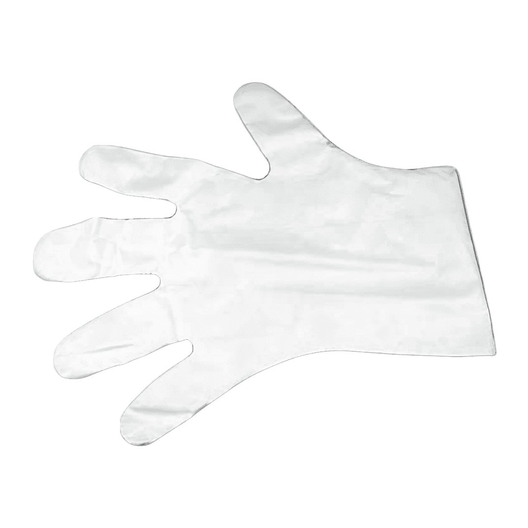 Victoria Bay Gloves Medium (MED) White Medium Weight TPE Powder-Free 200 Count/Pack 10 Packs/Case 2000 Count/Case