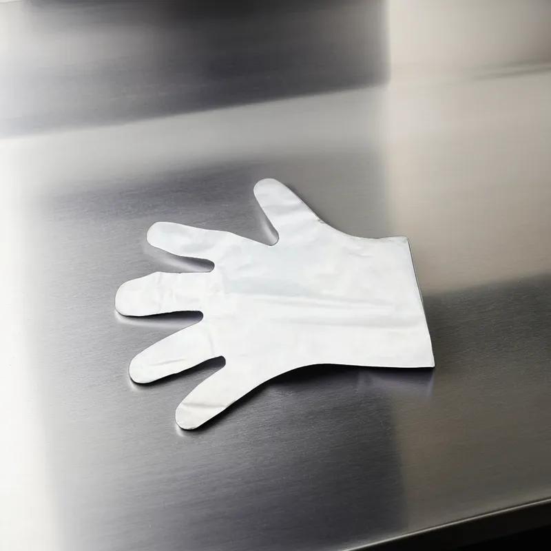 Victoria Bay Gloves Medium (MED) White Medium Weight TPE Powder-Free 200 Count/Pack 10 Packs/Case 2000 Count/Case