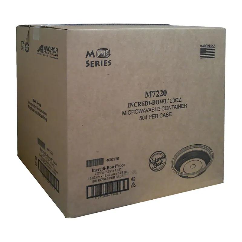 Bowl 20 OZ PP Black Microwave Safe 504/Case