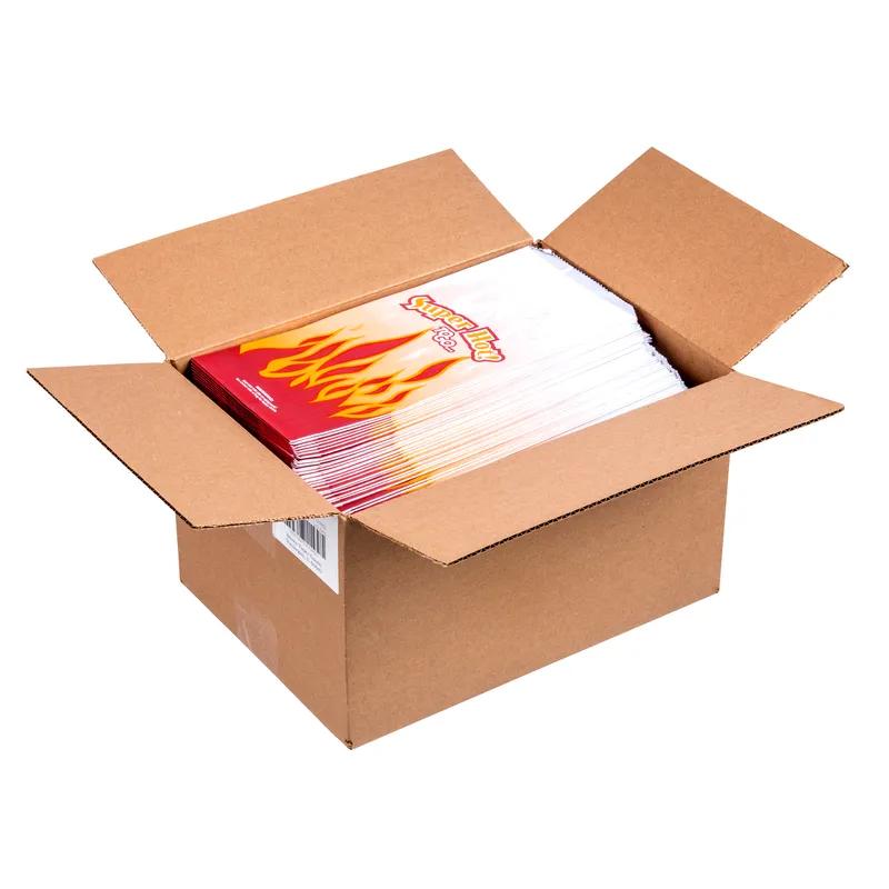 Bag 6.5X4.375X14 IN Foil-Lined Paper Superhot Design Insulated 500/Case