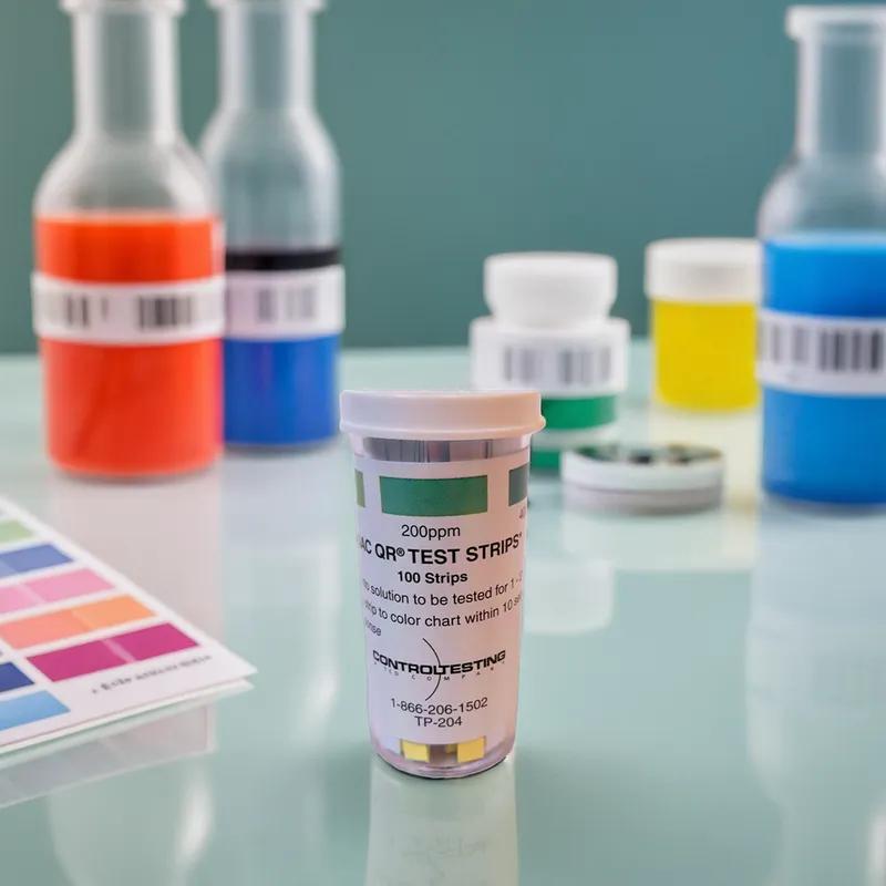 Quaternary pH Test Strips 100/Pack