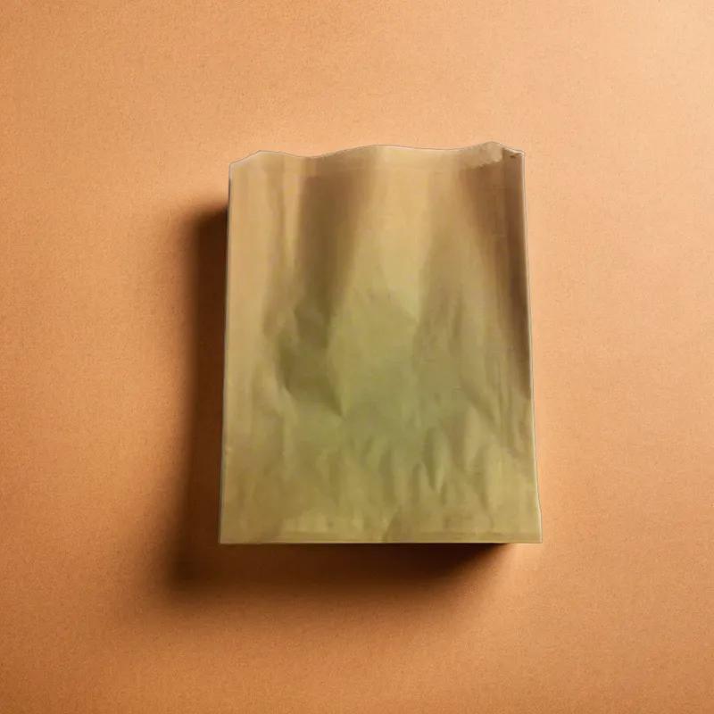 Bag 6X0.75X7.25 IN #19 Kraft Greaseproof 2000/Case