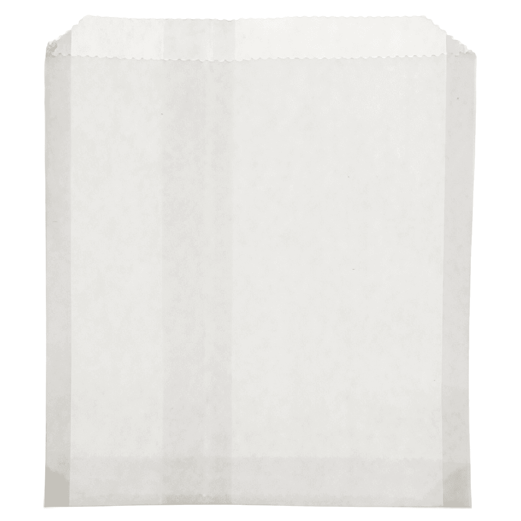 Bag 6X0.75X7.25 IN #19 White Grease Resistant 2000/Case