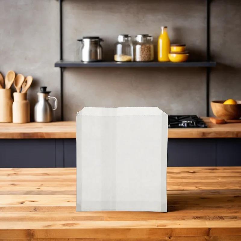 Bag 6X0.75X7.25 IN #19 White Grease Resistant 2000/Case