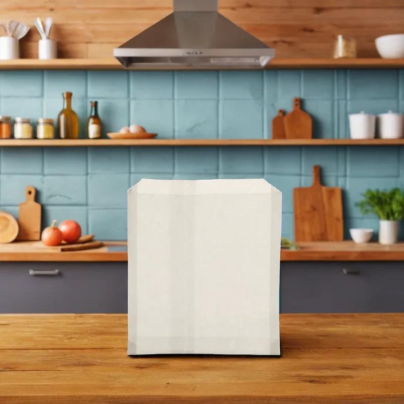 Bag 6X0.75X7.25 IN #19 White Grease Resistant 2000/Case