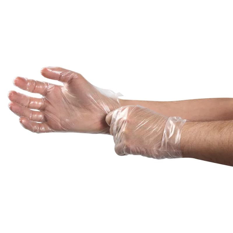 Gloves Medium Weight Synthetic Hybrid Powder-Free Diamond Gip 200 Count/Pack 5 Packs/Case 1000 Count/Case