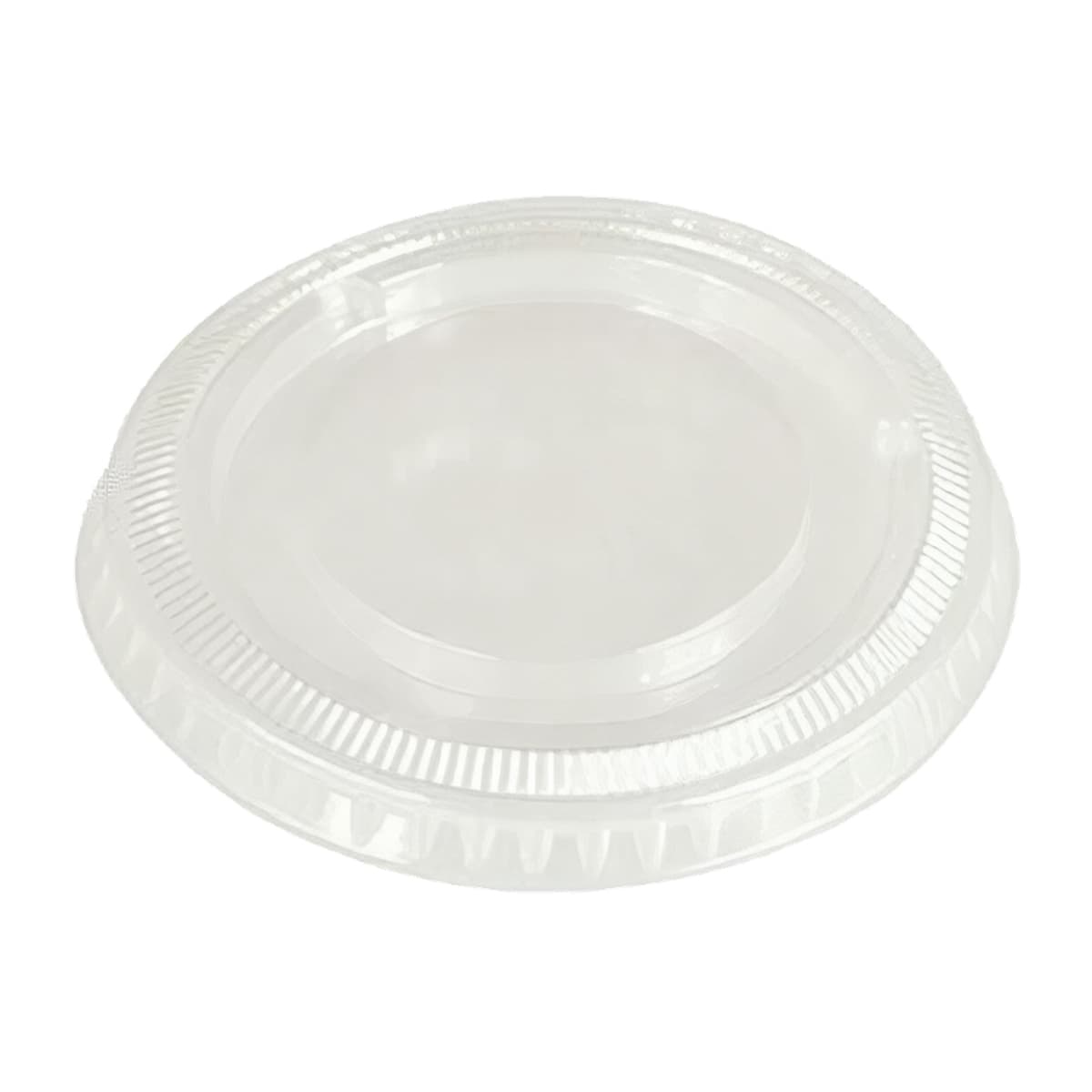 Victoria Bay Lid Flat PET Clear Round For 1.5-2-2.5 OZ Souffle & Portion Cup 50 Count/Pack 50 Packs/Case 2500 Count/Case