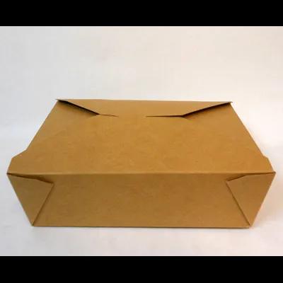 #4 Take-Out Box Fold-Top 7.5X5.5X3.5 IN Paper Kraft Rectangle 160/Case