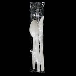 Victoria Bay 3PC Cutlery Kit Natural With Fork,Knife,Spoon 250/Case