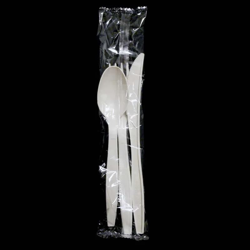 Victoria Bay 3PC Cutlery Kit Natural With Fork,Knife,Spoon 250/Case