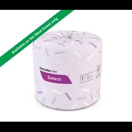 Cascades PRO Toilet Paper & Tissue Roll 4.25 IN 2PLY White 500 Sheets/Roll 96 Rolls/Case