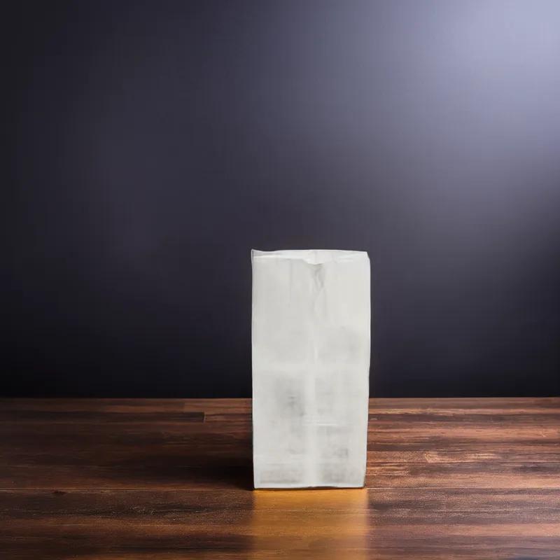 Grocery Bag #8 6.125X4.1666X12.4375 IN Paper White 500/Pack