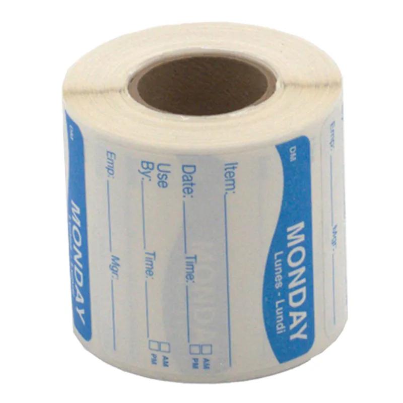 DissolveMark® Monday Label 2X2 IN 250/Roll
