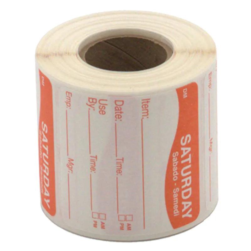 DissolveMark® Saturday Label 2X2 IN 250/Roll