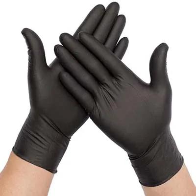 Gloves Large (LG) Black Vinyl Nitrile Powder-Free Latex Free 1000/Case