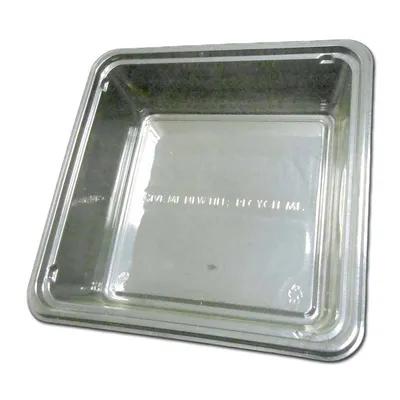 Salad Take-Out Container Base 8.125X8.125X2.99 IN PET Square 230/Case
