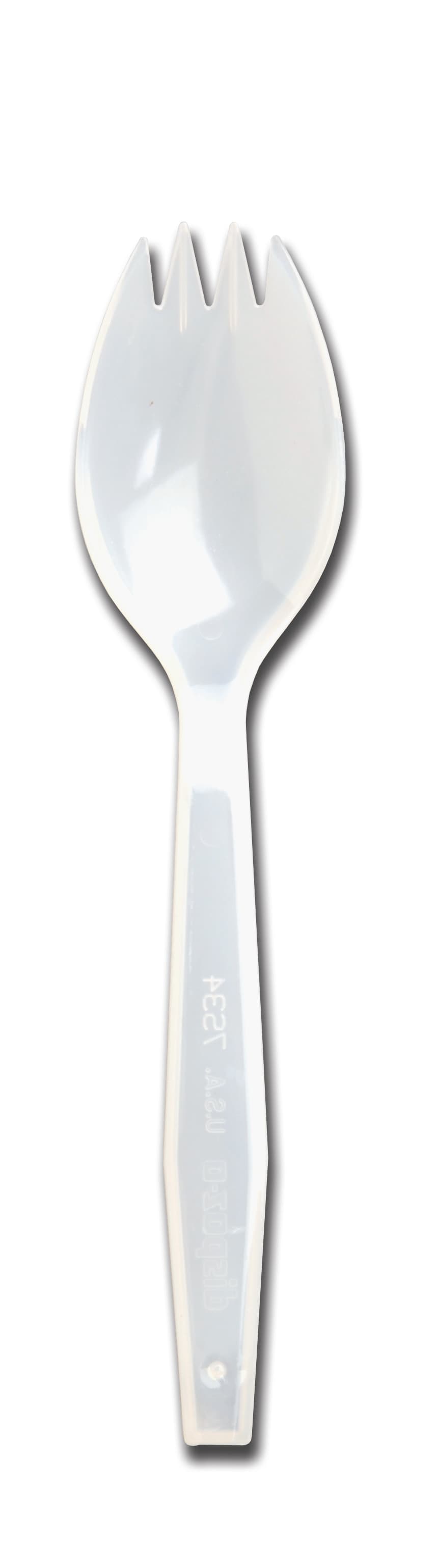 Spork PS Pearl White Heavy 1000/Case